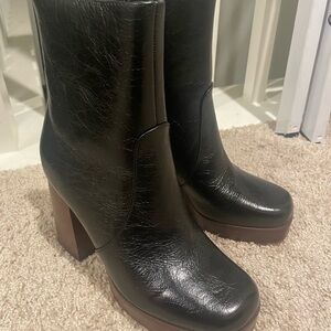 Marc Fisher LTD Marysa Block Heel Platform Bootie